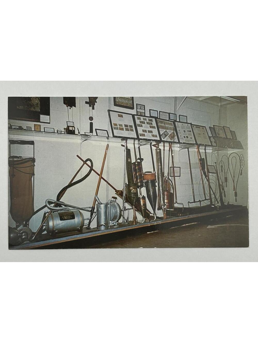 VTG Pioneer Village Minden Nebraska Vacuum Cleaners Exhibit Museum Postcard E-8